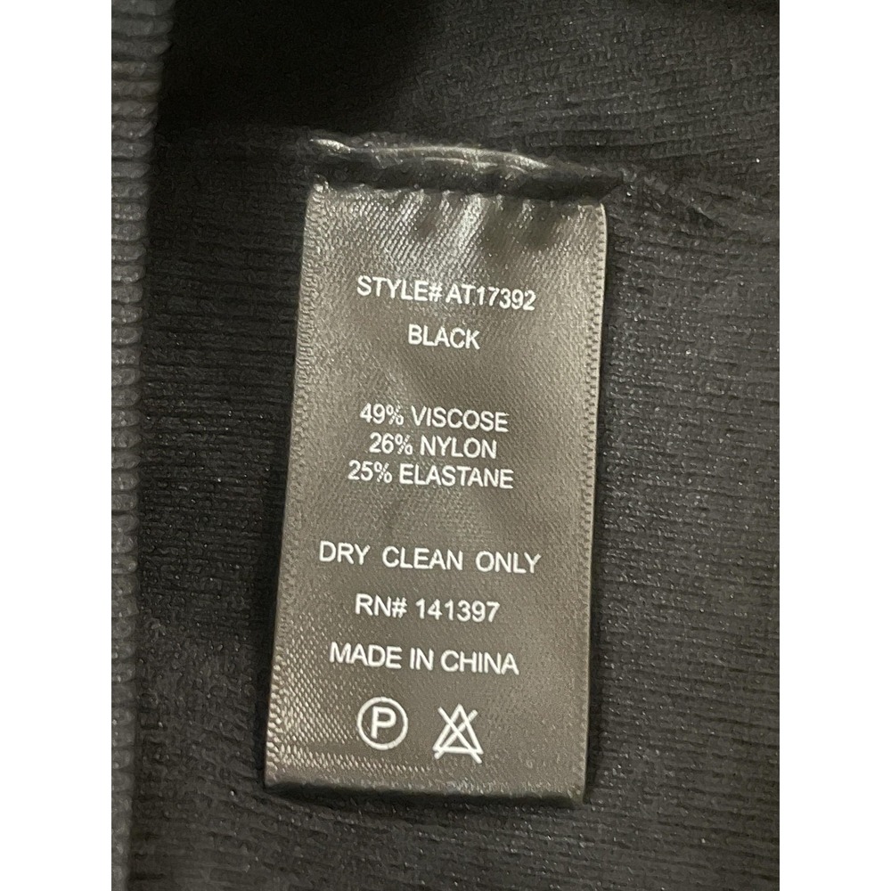 ASTR The Label Sweater Womens Medium Black Cutout Turtleneck Long Sleeve AT17392 - Picture 4 of 16